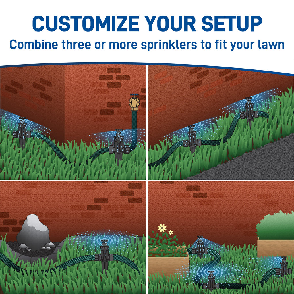 Adjustable Pattern Spot Sprinkler on Spike 29807