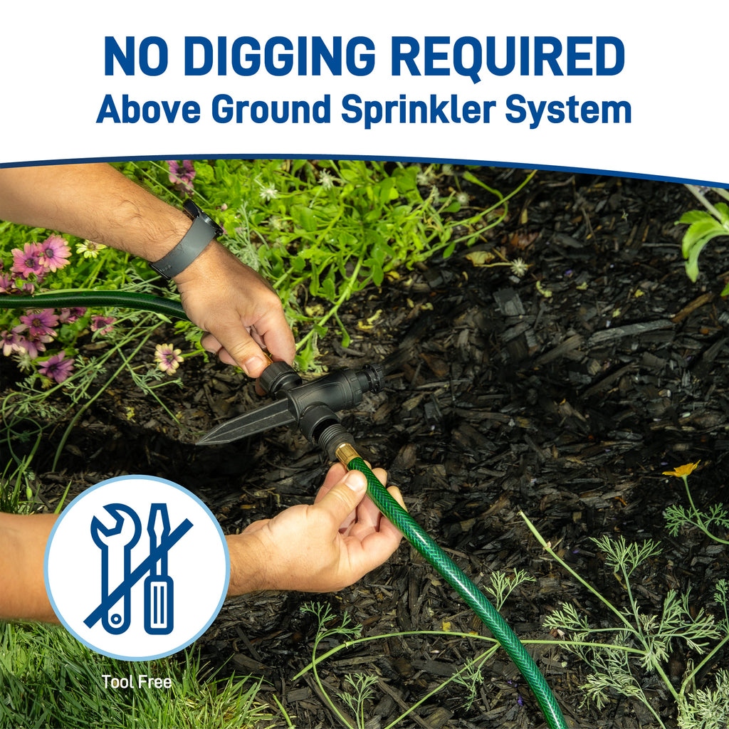 Adjustable Pattern Spot Sprinkler on Spike Kit 29808