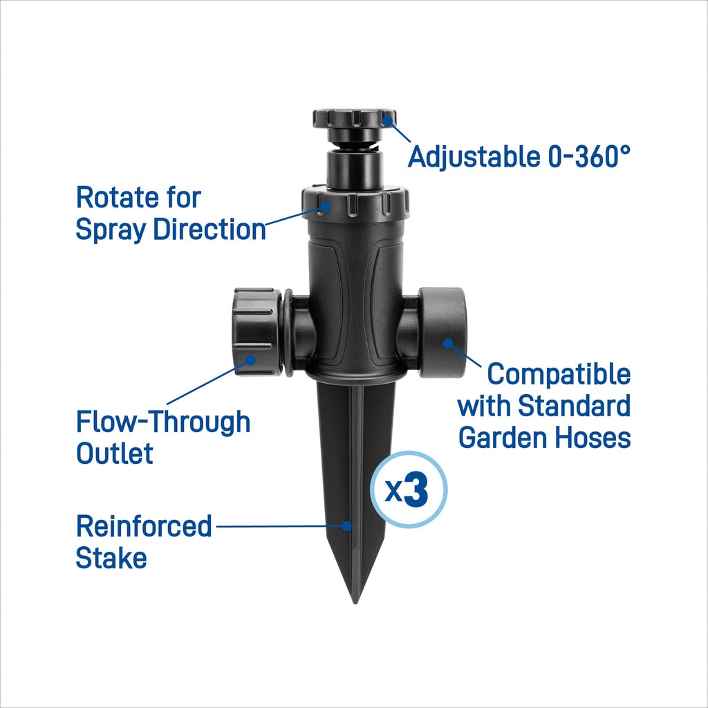 Adjustable Pattern Spot Sprinkler on Spike Kit 29808