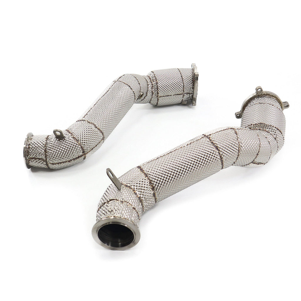 Catted Heat Shield Downpipes For McLaren 720s 4.0T