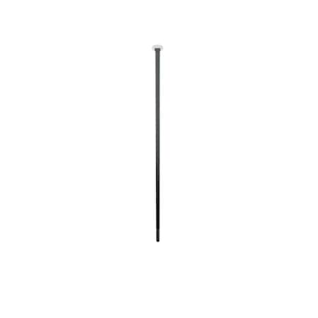 18-8, 1/4"-20 Hex Head Cap Screw, Plain Stainless Steel, 12 in L