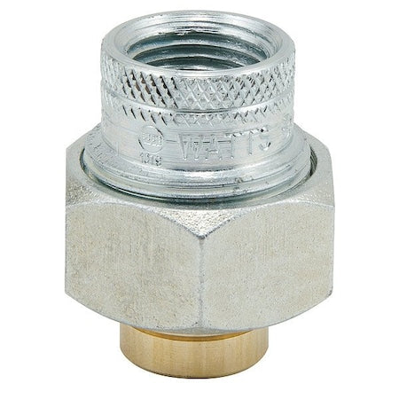 DielectricStraight,SteelThrd3/4"BrassSOC