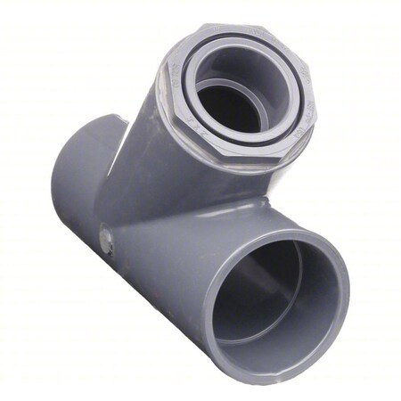 PVC Wye, Socket x Socket x Socket, 8 x 8 x 8 in Pipe Size