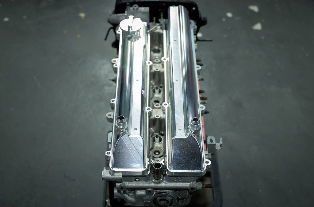 2JZ GE Non-VVTI Billet Valve Covers Bolts 2J AN10 For Lexus Toyota GS IS SC 300