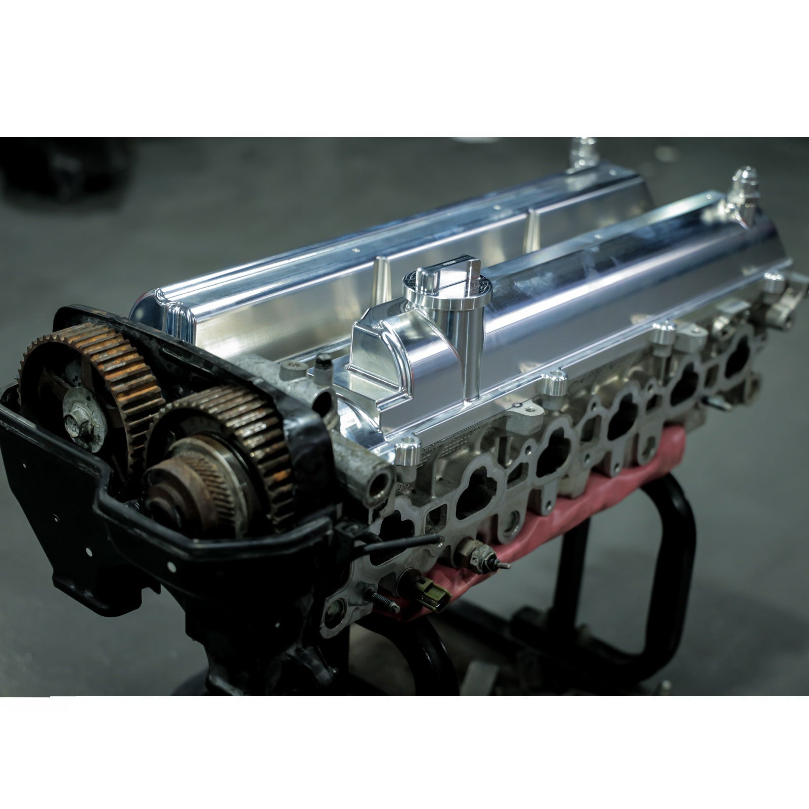 Toyota Supra 2JZ GE VVTI Billet Valve Covers Anodized Oil Cap Bolts 2J AN AN10