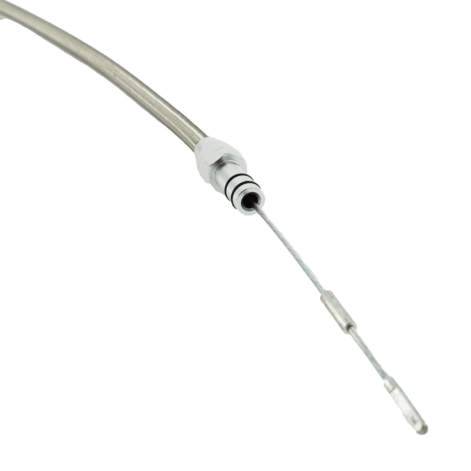 Billet Aluminum JZ Braided Transmission Fluid Dipstick 1JZ 2JZ Supra Swap 1J 2J