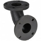 3" Black Cast Iron Flanged 90 Degree Elbow Fitting