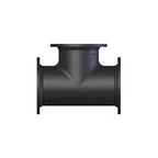 Fire Protection Cast Iron Flanged Tee Water Distribution