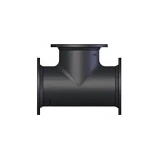 Fire Protection Cast Iron Flanged Tee Water Distribution