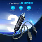 3-in-1 Power Cable for Starlink Mini | Car + USB-C + DC Input | 2M-5M