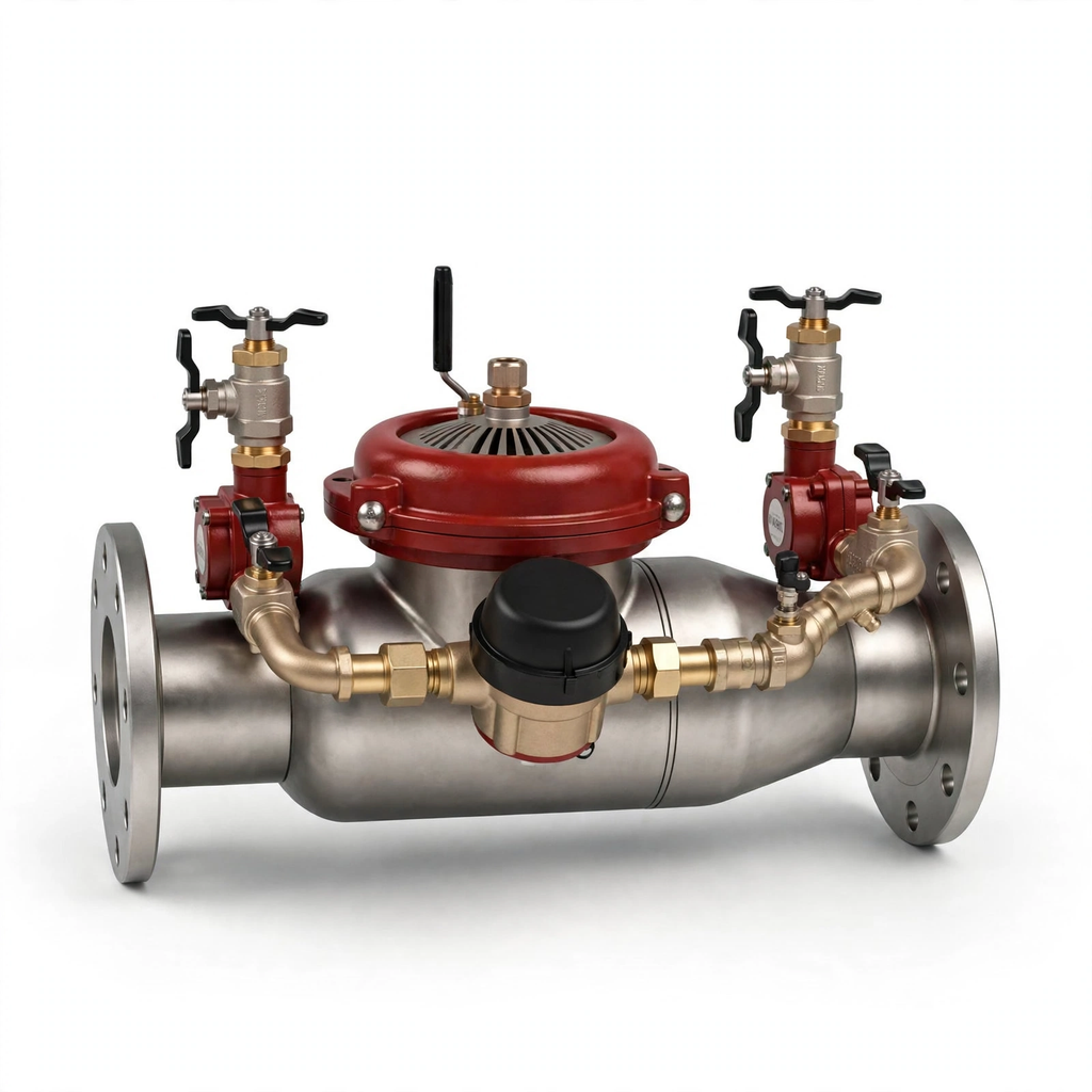 3000SSLG 2½-Inch Double Detector Check Valve