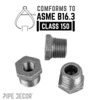 3/8 in. x 1/4 in. Black Bushing