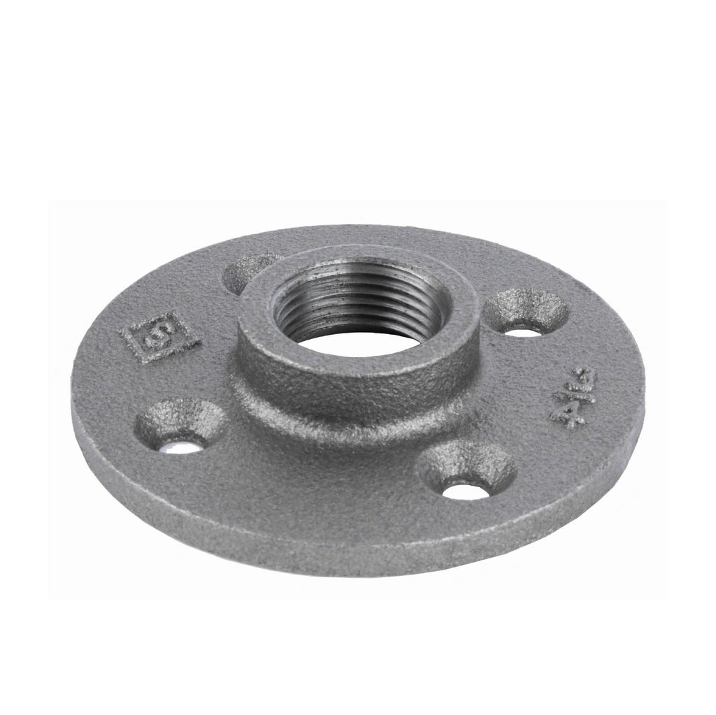 3/4 in. Black Floor Flange