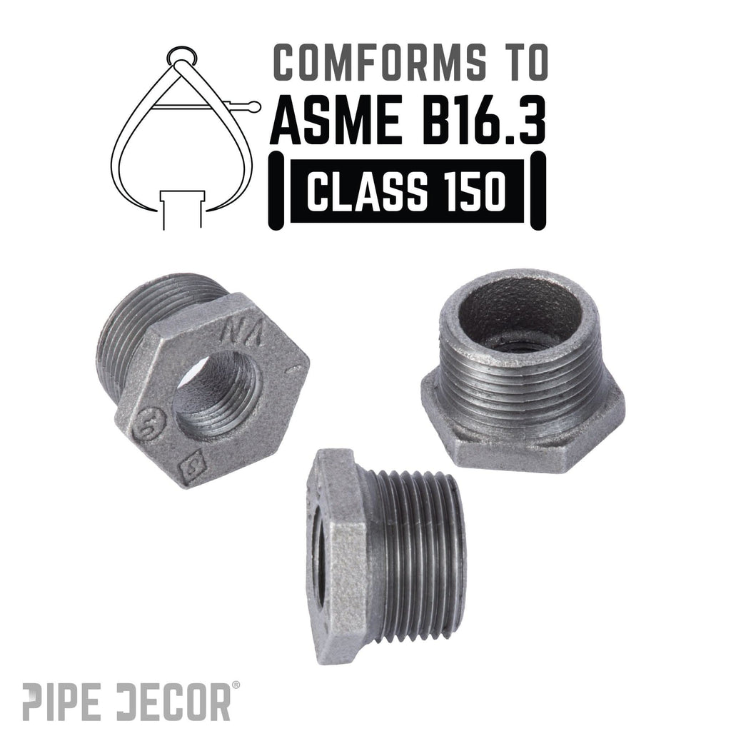 1/2 in. x 3/8 in. Black Bushing