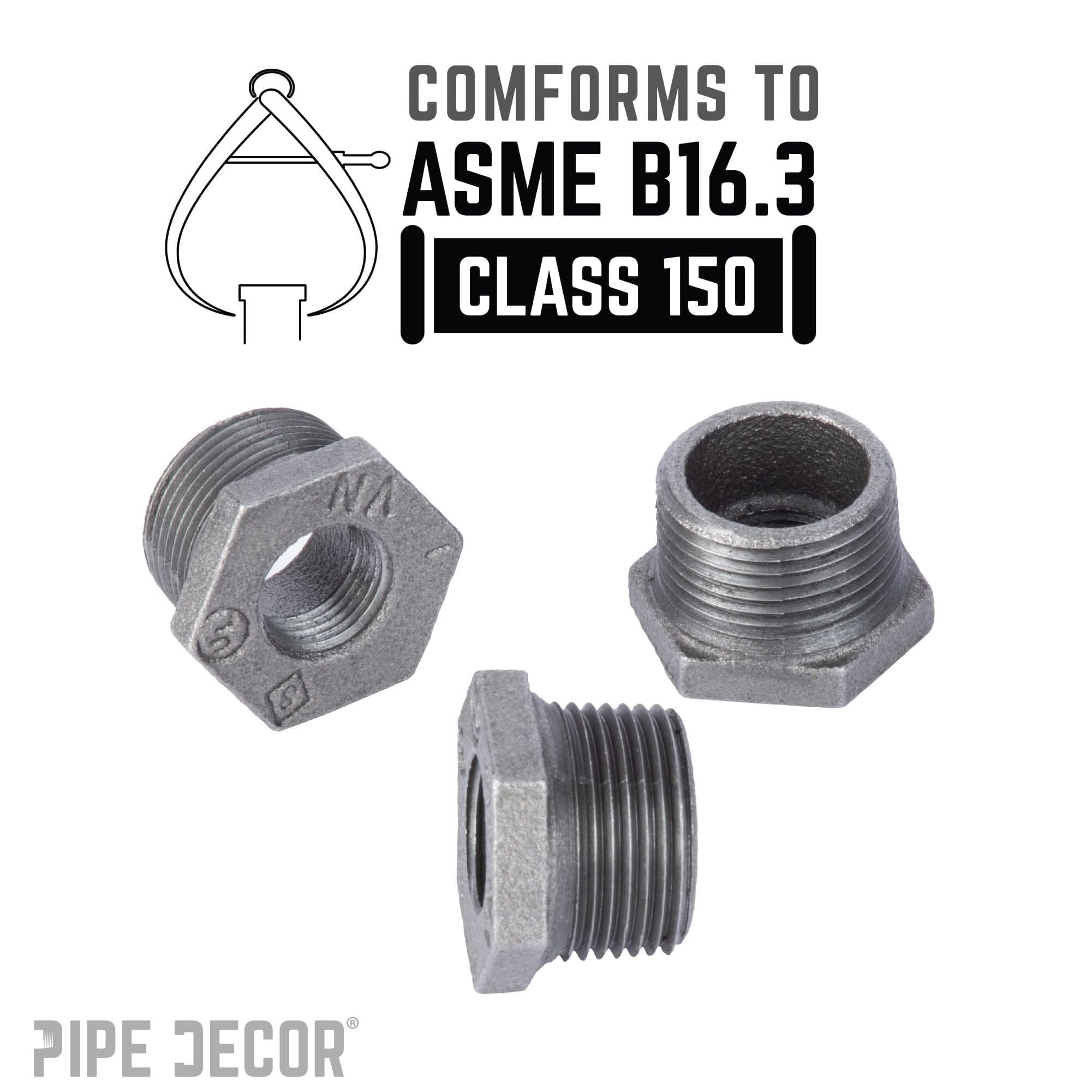 1/2 in. x 3/8 in. Black Bushing