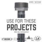 1/2 in. x 3/8 in. Black Bushing