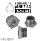 2 in. x 1 1/4 in. Black Bushing