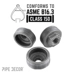 2 in. x 1/2 in. Black Bushing