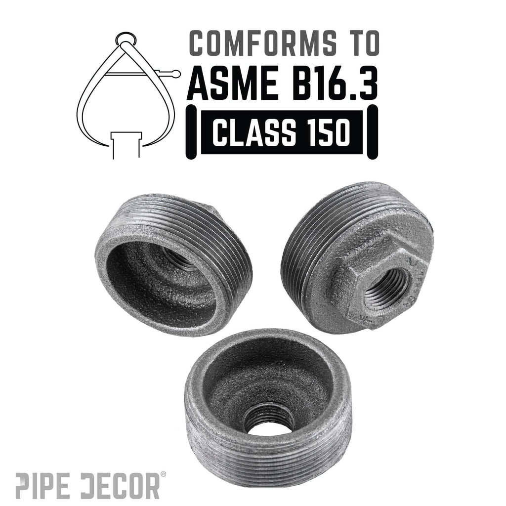 2 in. x 3/4 in. Black Bushing