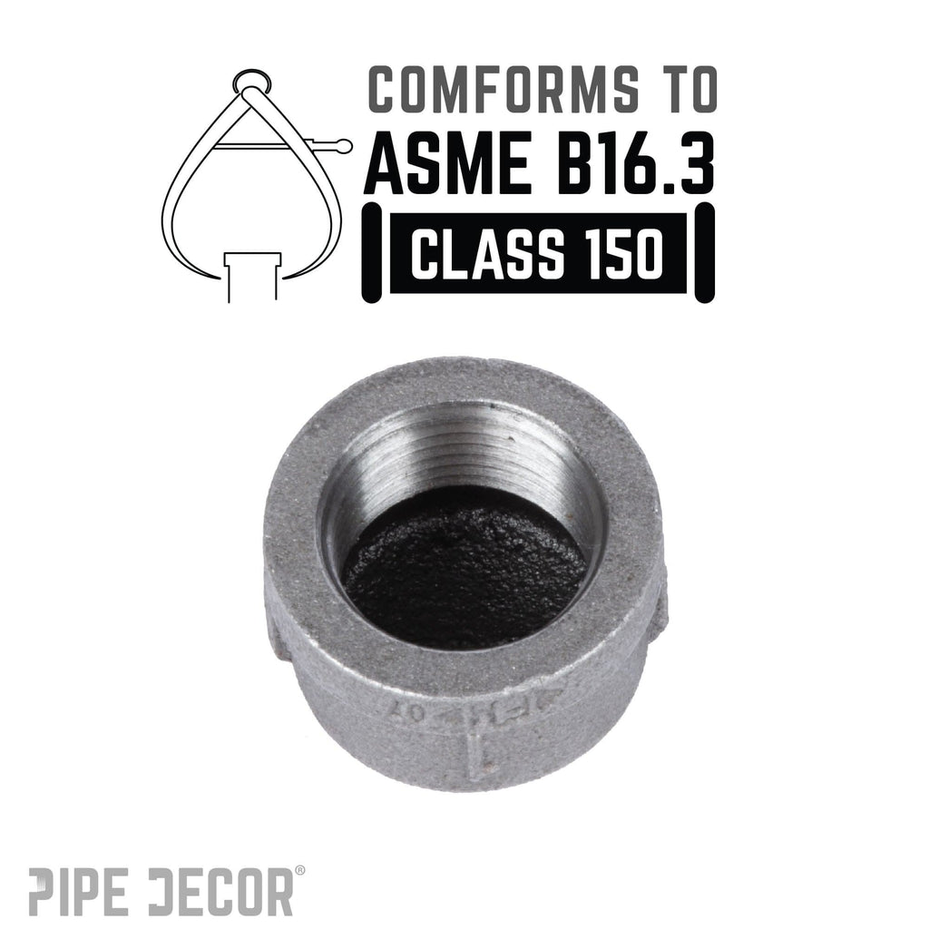 1 in. Black Cap