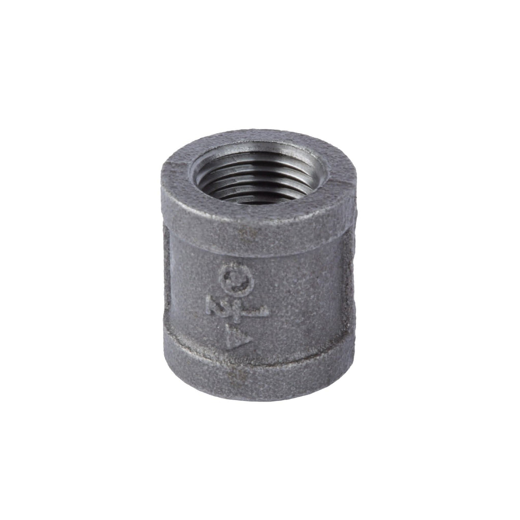 1/2 in. Black Coupling