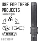 1/2 in. Black Coupling