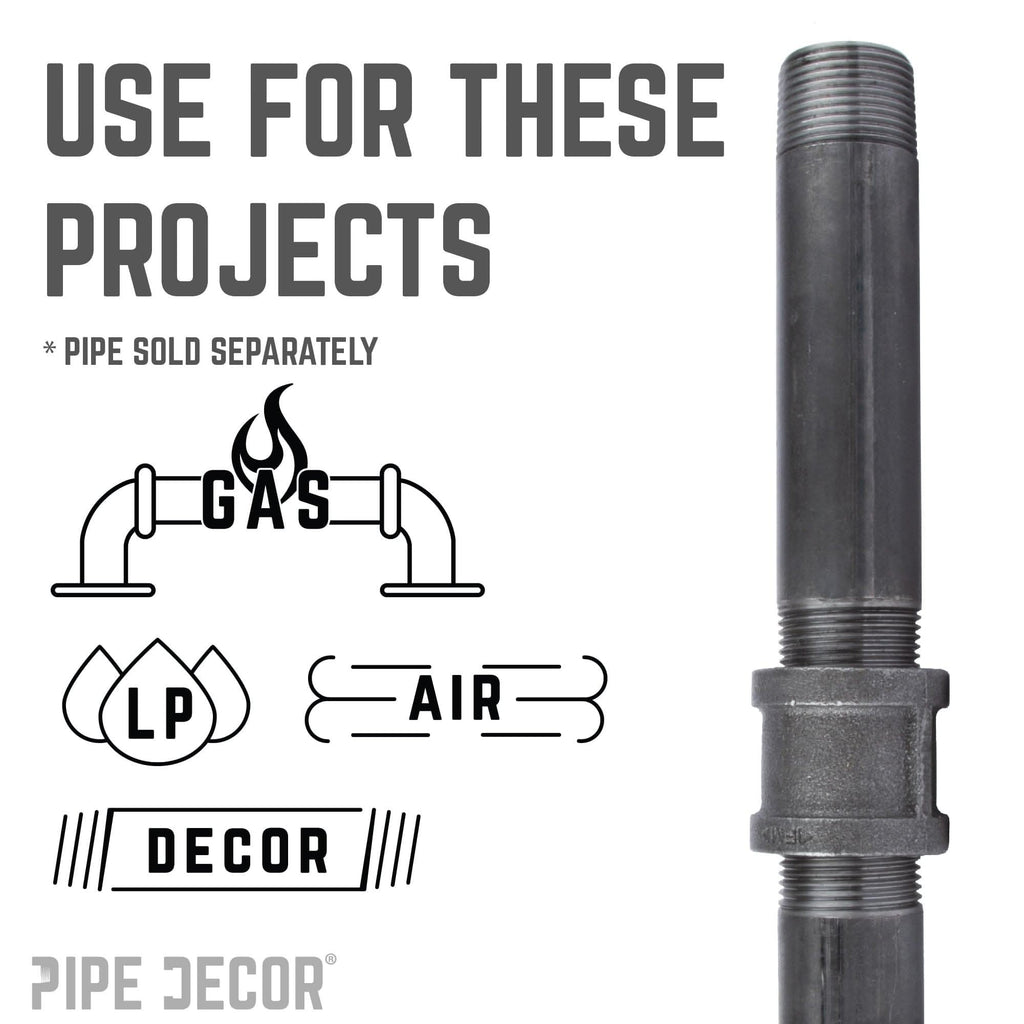 3/4 in. Black Coupling