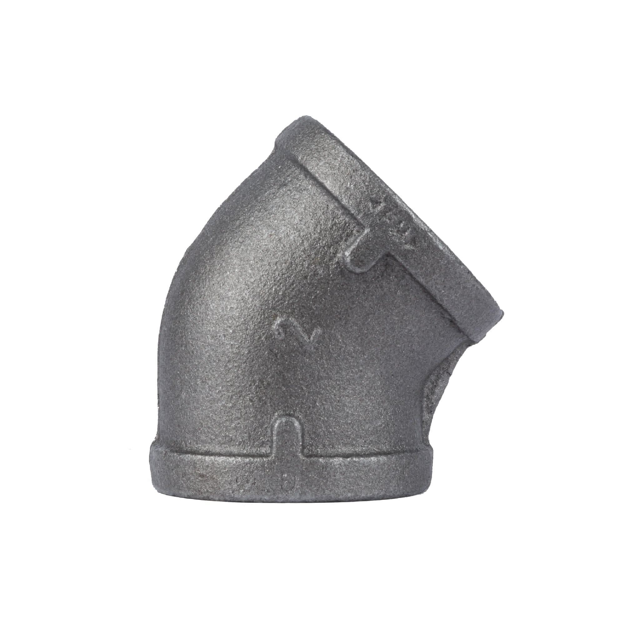 2 in. Black 45 Degree Elbow