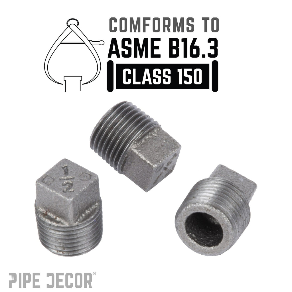 1/2 in. Black Plug