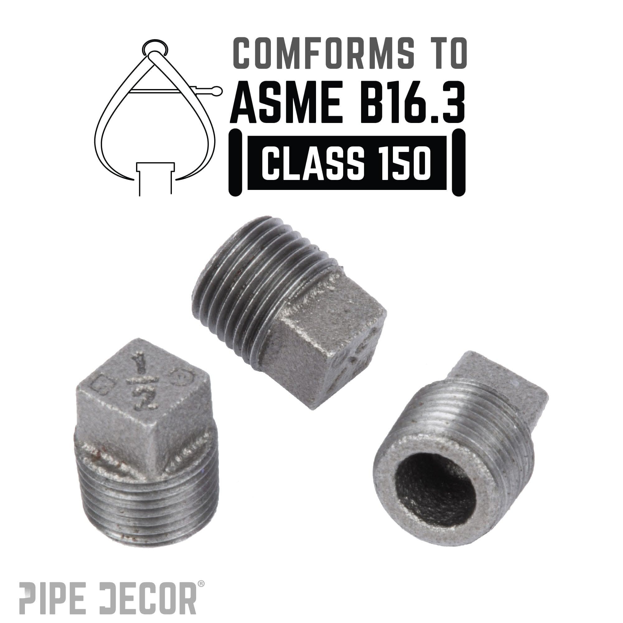 1/2 in. Black Plug
