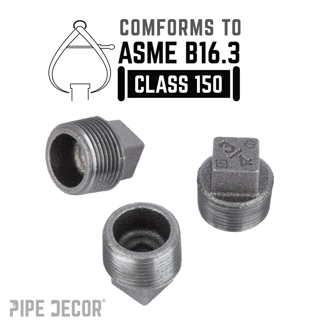 3/4 in. Black Plug