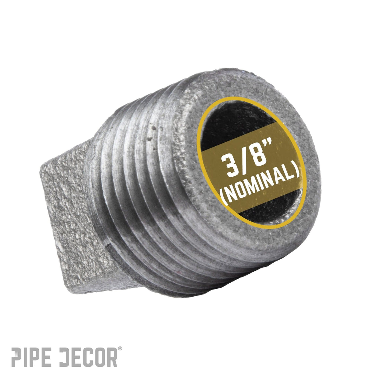 3/8 in. Black Plug