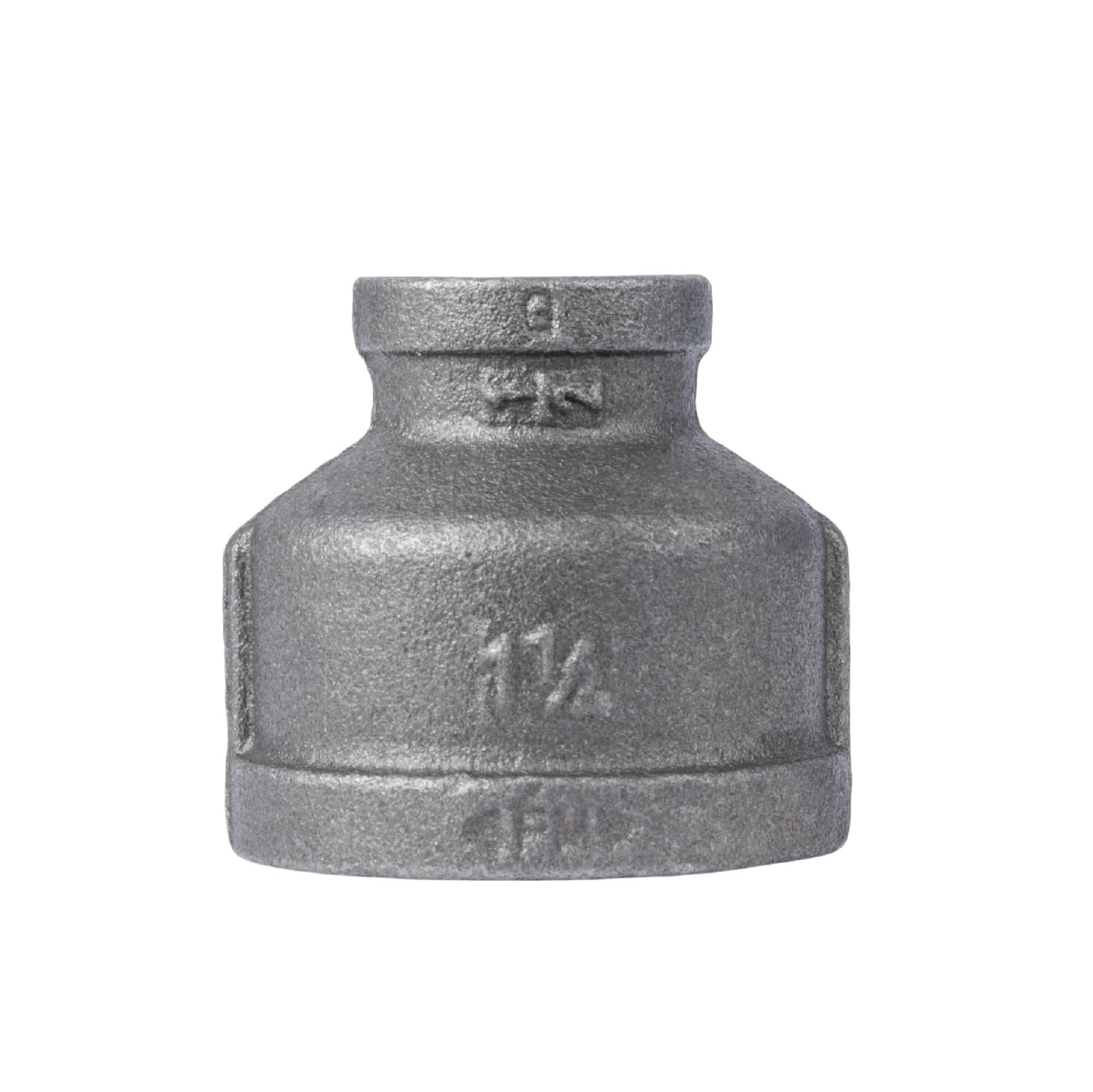 1 1/4 in. x 1/2 in. Black Reducing Coupling