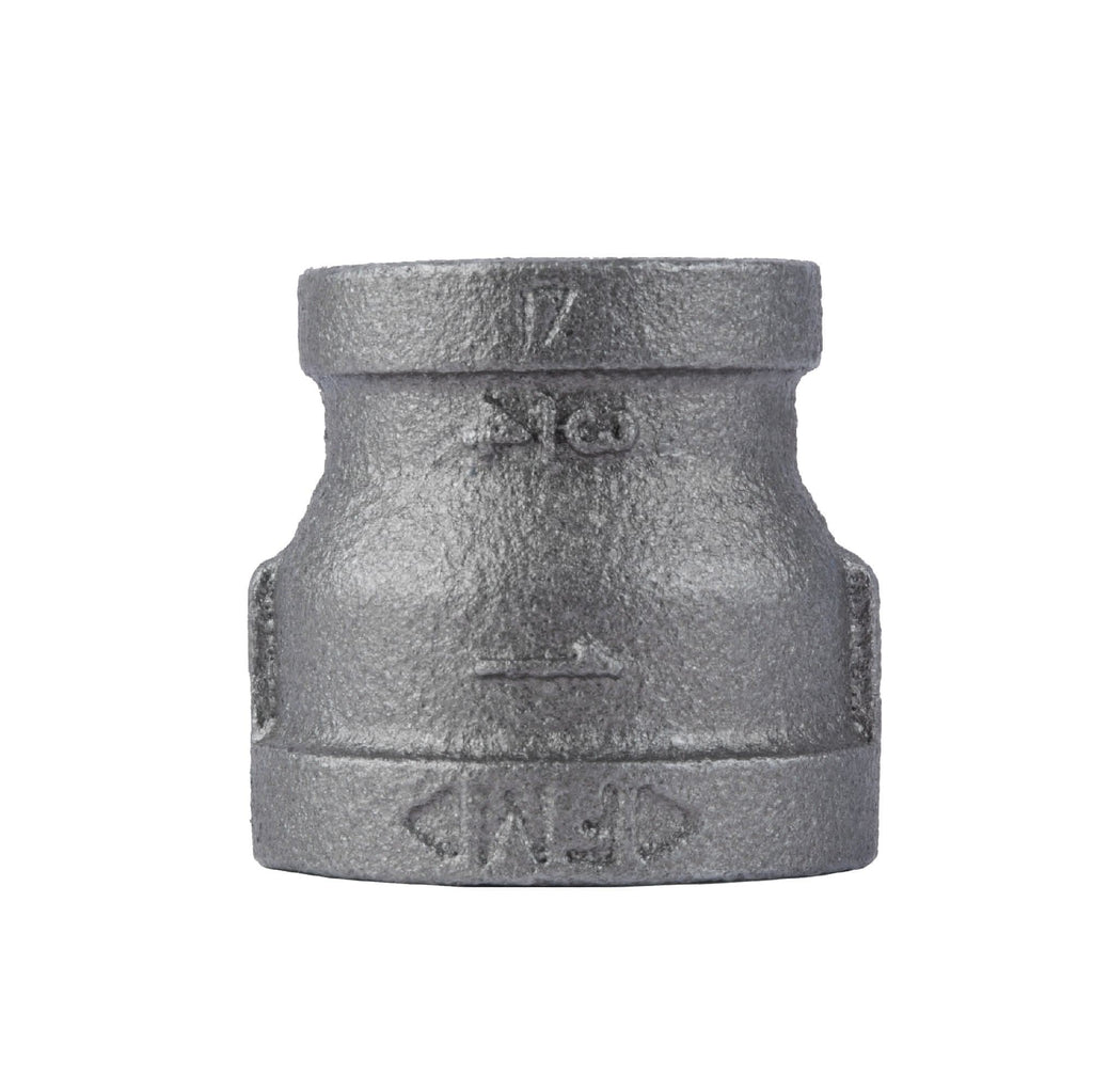 1 in. x 3/4 in. Black Reducing Coupling
