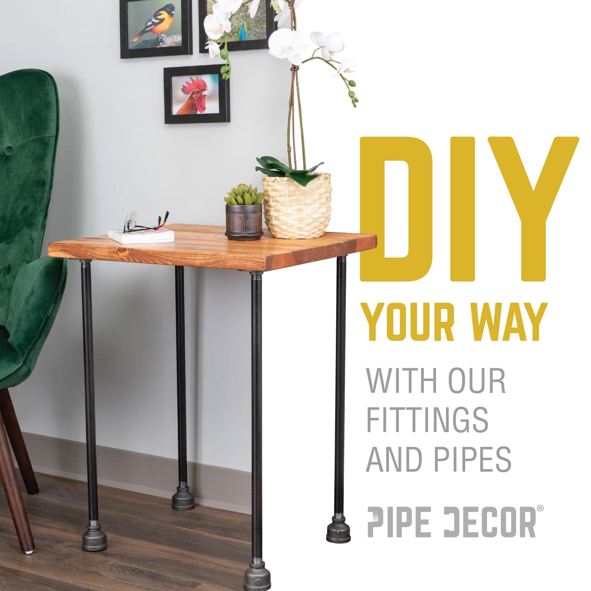2 in. x 3/4 in. Black Reducing Coupling