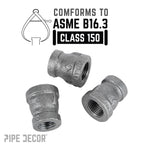 3/8 in. x 1/4 in. Black Reducing Coupling