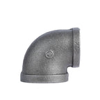 2 in. x 1 1/2 in. Black Reducing Elbow