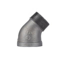 2 in. Black 45 Degree Street Elbow