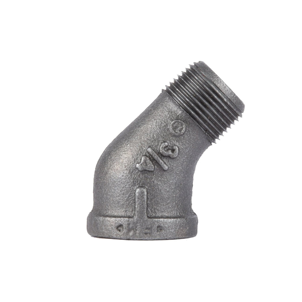 3/4 in. Black 45 Degree Street Elbow