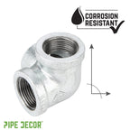1/2 in. Galvanized Side Outlet Elbow