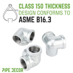 3/4 in. Galvanized Side Outlet Elbow