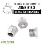 1/2 in. x 1/8 in. Galvanized Iron Bushing