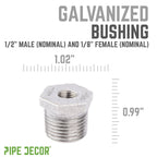 1/2 in. x 1/8 in. Galvanized Iron Bushing