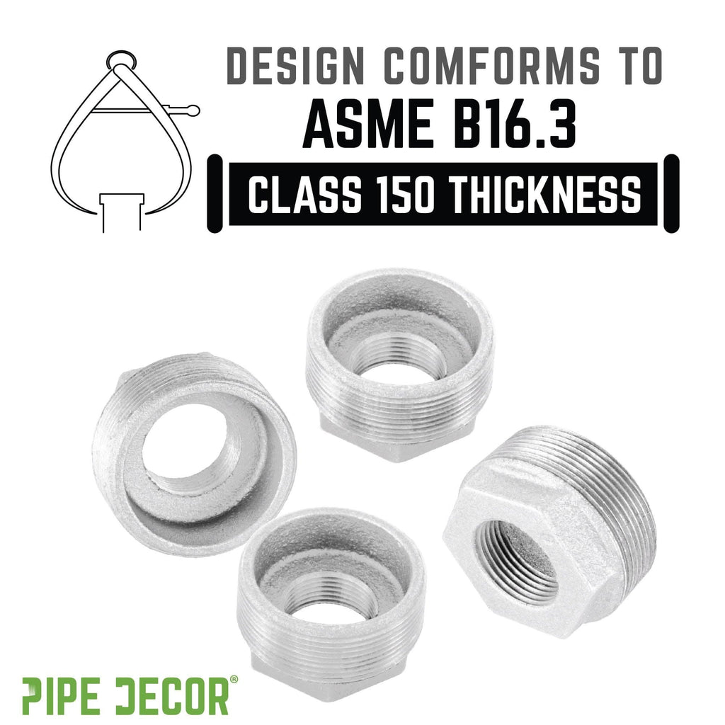 2 in. x 1/2 in. Galvanized Iron Bushing