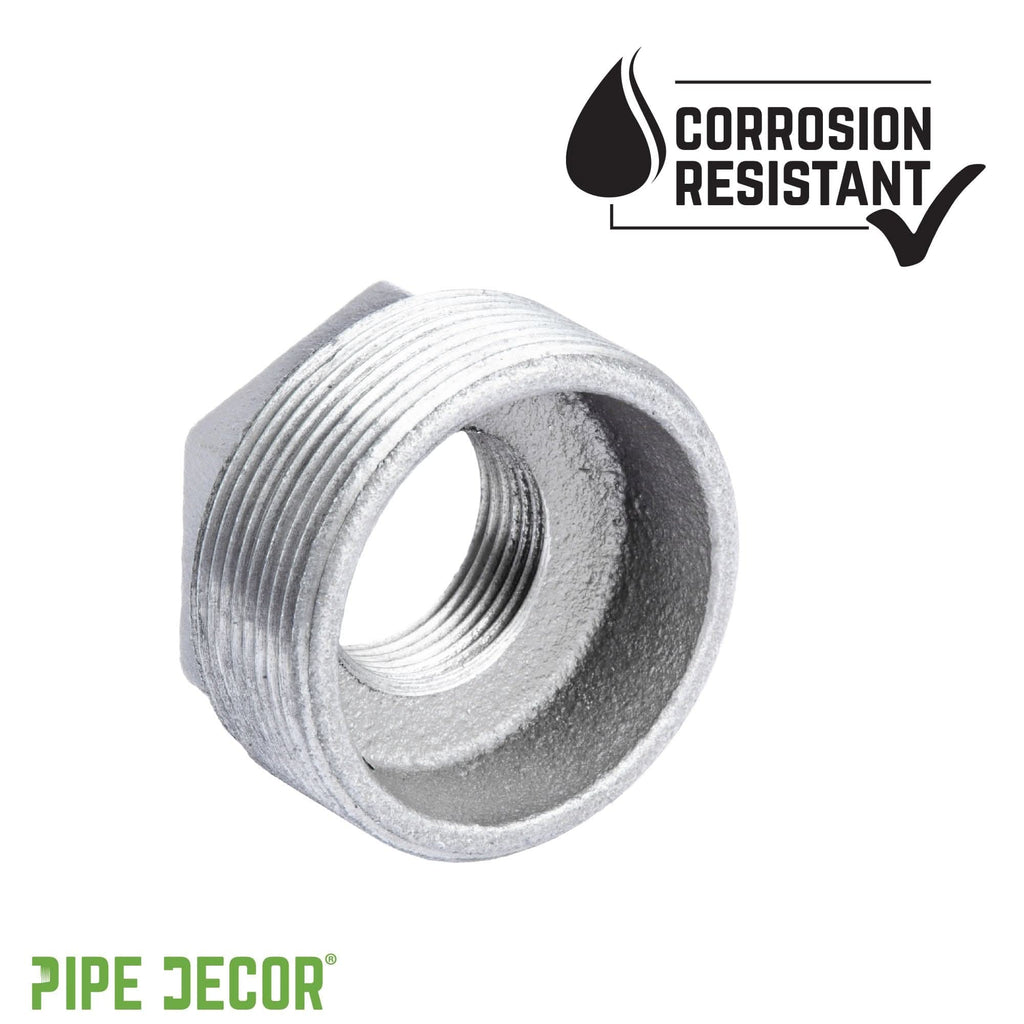 2 in. x 1/2 in. Galvanized Iron Bushing