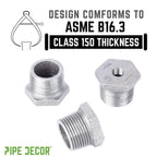 3/4 in. x 1/8 in. Galvanized Iron Bushing