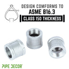 1 1/4 in. Galvanized Iron Coupling
