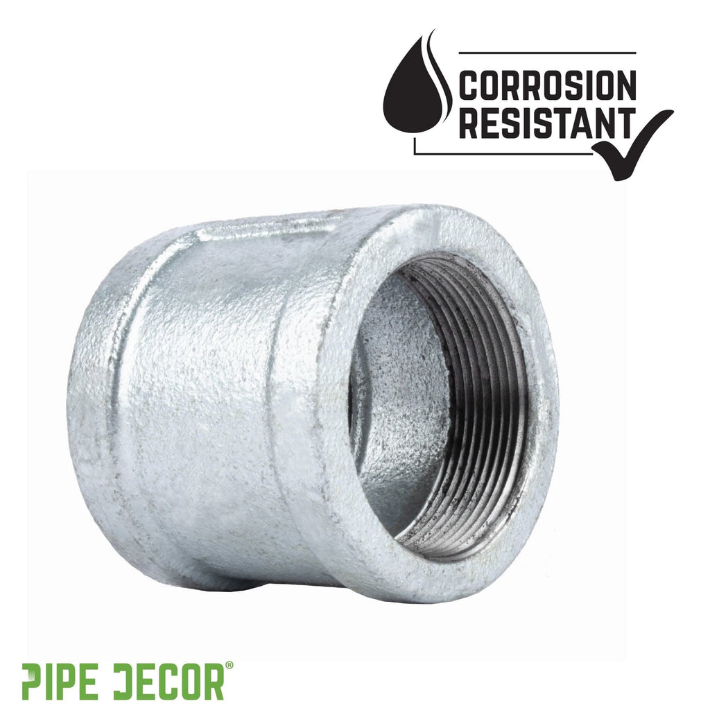 1 1/4 in. Galvanized Iron Coupling