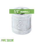1/2 in. Galvanized Iron Coupling