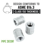 1/4 in. Galvanized Iron Coupling